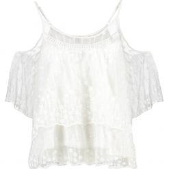 Topy damskie: Teddy Smith TOPELLE Top blanc