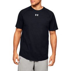 Under Armour Charged Cotton SS Tee 1351570-001. Czarne t-shirty męskie Under Armour, xl, bez wzorów, z bawełny, bez kołnierzyka. W wyprzedaży za 129,99 zł.