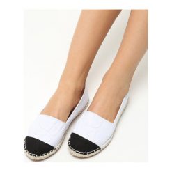 Espadryle damskie: Białe Espadryle Szuszan