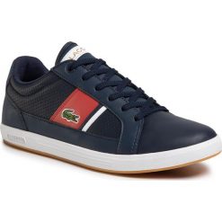Sneakersy LACOSTE - Europa 120 1 Sma 7-39SMA0006144 Nvy/Red. Niebieskie sneakersy męskie Lacoste, bez zapięcia. W wyprzedaży za 319,00 zł.