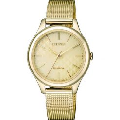 ZEGAREK CITIZEN Lady EM0502-86P. Analogowe zegarki damskie CITIZEN, sztuczne. Za 690,00 zł.