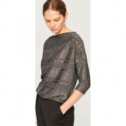 Sweter z błyszczącą nitką - Czarny. Czarne bez kategorii marki Reserved. Za 99,99 zł.