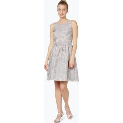 Esprit Collection - Damska sukienka koktajlowa, szary. Szare sukienki damskie marki Esprit Collection, na lato, bez wzorów, wizytowe, bez kołnierzyka, bez rękawów. Za 399,95 zł.