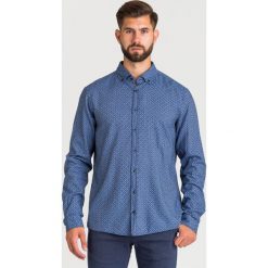 KOSZULA Joop! Jeans. Niebieskie koszule męskie JOOP! Jeans, s, z haftami, z jeansu, button down, bez rękawów. Za 415,00 zł.