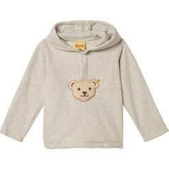Bluza w kolorze beżowym. Brązowe bluzy niemowlęce Steiff, z aplikacjami, bez rękawów, bez kaptura. W wyprzedaży za 58,95 zł.