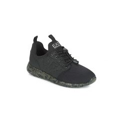 Buty Emporio Armani EA7 SIMPLE RACER LACE ON. Czarne trampki i tenisówki damskie marki Emporio Armani EA7, bez wzorów, bez zapięcia. Za 575,20 zł.