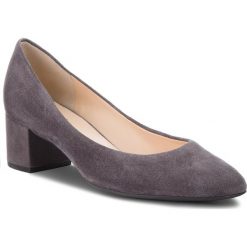 Półbuty HÖGL - 6-104002 Darkgrey 6600. Szare półbuty damskie skórzane marki HÖGL, eleganckie, na obcasie. W wyprzedaży za 299,00 zł.