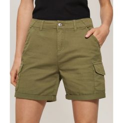 Odzież damska: Szorty z kieszeniami – Khaki