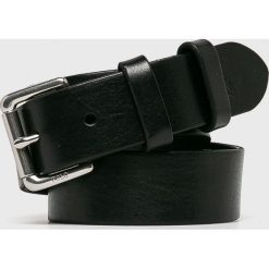 Polo Ralph Lauren - Pasek skórzany. Czarne paski męskie Polo Ralph Lauren, w paski, ze skóry. Za 429,90 zł.