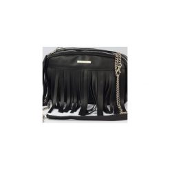 Skórzana MASIKA black classic. Czarne torebki klasyczne damskie Fabiola, w paski, ze skóry, klasyczne, duże, bez dodatków. Za 184,00 zł.
