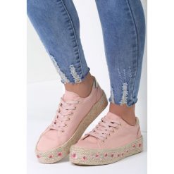 Różowe Espadryle Get A Life. Czerwone espadryle damskie marki vices, z haftami, na platformie. Za 89,99 zł.