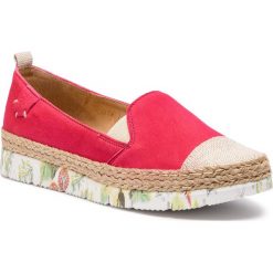 Espadryle MACIEJKA - 03578-15/00-5 Fuksja. Różowe espadryle damskie Maciejka, ze skóry. W wyprzedaży za 189,00 zł.