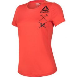 Reebok Koszulka damska treningowa Activchill Graphic Tee W pomarańczowa r. S (B45060). Brązowe topy sportowe damskie marki Reebok, s. Za 116,49 zł.