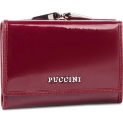 Duży Portfel Damski PUCCINI - CY1950 Burgundy 3B. Czerwone portfele damskie marki Puccini, bez wzorów, ze skóry. W wyprzedaży za 139,00 zł.