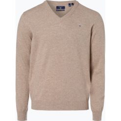Swetry męskie: Gant – Sweter męski, beżowy