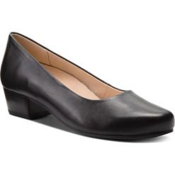 Półbuty CAPRICE - 9-22311-20 Black Nappa 022. Czarne creepersy damskie Caprice, z materiału, na obcasie. W wyprzedaży za 189,00 zł.