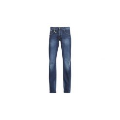 Jeansy straight leg Guess VERMONT. Niebieskie jeansy męskie marki Guess, m, z aplikacjami. Za 569,00 zł.