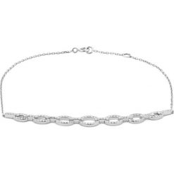 Piękna Bransoletka Złota - złoto 585, Diament 0,32ct. Żółte bransoletki damskie W.KRUK, z diamentem, złote. Za 4290,00 zł.