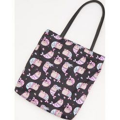 Torebki i plecaki damskie: Płócienna torba pusheen - Czarny