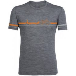 Koszulki sportowe męskie: Icebreaker Koszulka Sportowa Mens Tech Lite Ss Crewe Road To River Gritstone Hthr Xxl