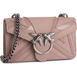 Torebka PINKO - Mini Love Chevron 1 AI 19-20 PLTT 1P21EV Y5TX Light Pink Q19. Różowe torebki klasyczne damskie Pinko, bez wzorów, ze skóry, eleganckie, bez dodatków. Za 1239,00 zł.