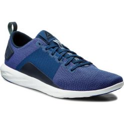 Buty Reebok - Astroride Walk CN1017 Blue/Navy/White. Niebieskie buty sportowe męskie Reebok, ze skóry ekologicznej, bez zapięcia, na fitness i siłownię. W wyprzedaży za 199,00 zł.