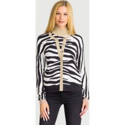 SWETER LIU JO. Szare swetry damskie Liu Jo, s, z aplikacjami, z dzianiny, bez rękawów, bez kaptura. Za 679,00 zł.