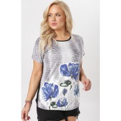 Czarna Bluzka Sabridone. Czarne bluzki damskie Born2be, xl, bez wzorów, bez kołnierzyka, bez rękawów. W wyprzedaży za 29,99 zł.