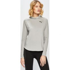 Puma - Bluza Active. Szare bluzy damskie Puma, s, z nadrukiem, z elastanu, bez rękawów, z kapturem. W wyprzedaży za 129,90 zł.