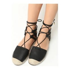 Tomsy damskie: Czarne Espadryle Beril