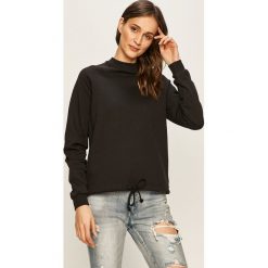 Vero Moda - Bluza. Czarne bluzy damskie Vero Moda, s, bez wzorów, z bawełny, bez rękawów, bez kaptura. Za 119,90 zł.