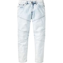 Jeansy męskie: Dżinsy Loose Fit Tapered bonprix jasnoniebieski "bleached used"