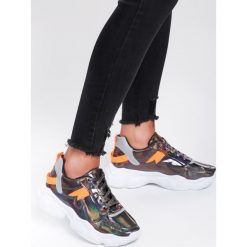Brązowe Sneakersy Sunny Break. Pomarańczowe buty sportowe damskie Renee. Za 99,99 zł.