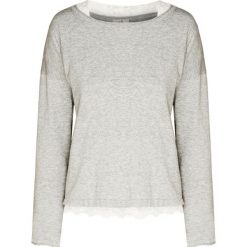 Sweter DEHA EXPRESSION Szary. Szare swetry damskie marki Deha, w koronkowe wzory, z dzianiny, bez rękawów, bez kaptura. Za 610,00 zł.