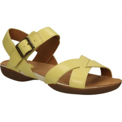 SANDAŁY CLARKS RAFFI FLOWER 26106570. Brązowe sandały damskie Clarks. Za 189,99 zł.