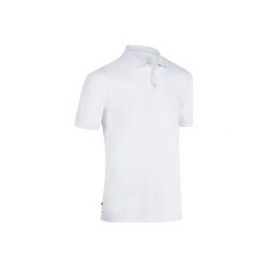 Koszulka polo do golfa 900 męska. Białe koszulki polo męskie marki INESIS, xl, z elastanu. Za 79,99 zł.
