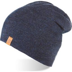 Czapka męska zimowa smerfetka Brodrene CZ4 granatowa - Granatowy. Niebieskie czapki męskie Brødrene, na zimę, bez wzorów, eleganckie. Za 31,99 zł.