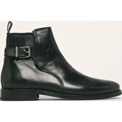 Gant - Buty Max. Czarne buty wizytowe męskie GANT, ze skóry, bez zapięcia. W wyprzedaży za 569,90 zł.