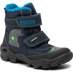 Śniegowce PRIMIGI - GORE-TEX 4393200 M Blu. Niebieskie śniegowce chłopięce Primigi, bez zapięcia, gore-tex. Za 309,00 zł.