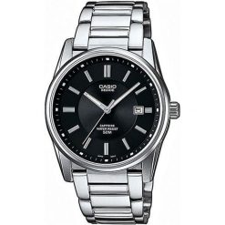 CASIO Kolekcja BEM-111D-1AVEF. Czarne zegarki męskie CASIO. W wyprzedaży za 316,00 zł.