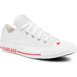Trampki CONVERSE - Ctas Ox 567157C Photon Dust/University Red. Szare półbuty damskie Converse, bez wzorów, z gumy, bez zapięcia. Za 299,00 zł.