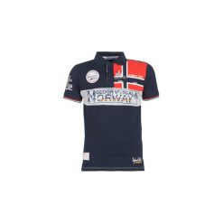 Koszulki polo z krótkim rękawem Geographical Norway KOALA. Niebieskie koszulki męskie marki Geographical Norway, s, z krótkim rękawem. Za 129,00 zł.