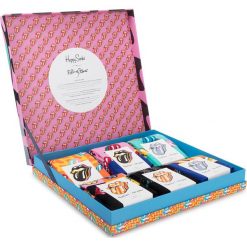Zestaw 6 par wysokich skarpet unisex HAPPY SOCKS - XRLS10-3300 Czarny Fioletowy Granatowy Kolorowy Pomarańczowy. Pomarańczowe skarpetki damskie Happy Socks, bez wzorów, z elastanu. W wyprzedaży za 199,00 zł.