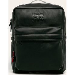 Levi's - Plecak. Czarne plecaki damskie Levi's®, bez wzorów, ze skóry ekologicznej. W wyprzedaży za 214,90 zł.