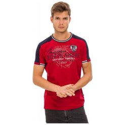Galvanni T-Shirt Męski Bronderslev M Czerwony. Czerwone koszulki męskie GALVANNI, m, bez wzorów, z bawełny, bez kołnierzyka. Za 169,00 zł.
