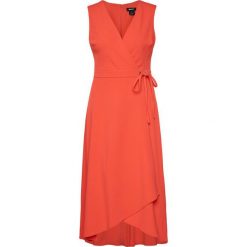 Sukienka koktajlowa DKNY DD0C1148. Czerwone sukienki damskie DKNY, bez wzorów, z elastanu, wizytowe, bez kołnierzyka, bez rękawów. Za 669,00 zł.