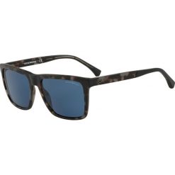 Emporio Armani - Okulary. Pomarańczowe okulary przeciwsłoneczne męskie marki Emporio Armani, z materiału. Za 499,90 zł.