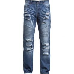 Jeansy męskie regular: Doomsday Destroyed Jeans Jeansy niebieski
