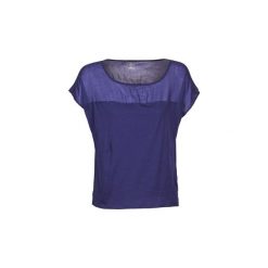 T-shirty z krótkim rękawem Majestic 1803. Niebieskie t-shirty damskie Majestic, bez wzorów, bez kołnierzyka. Za 207,20 zł.