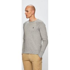 Polo Ralph Lauren - Bluza. Szare bluzy męskie Polo Ralph Lauren, s, bez wzorów, z bawełny, z okrągłym kołnierzem, bez rękawów, bez kaptura. W wyprzedaży za 399,90 zł.